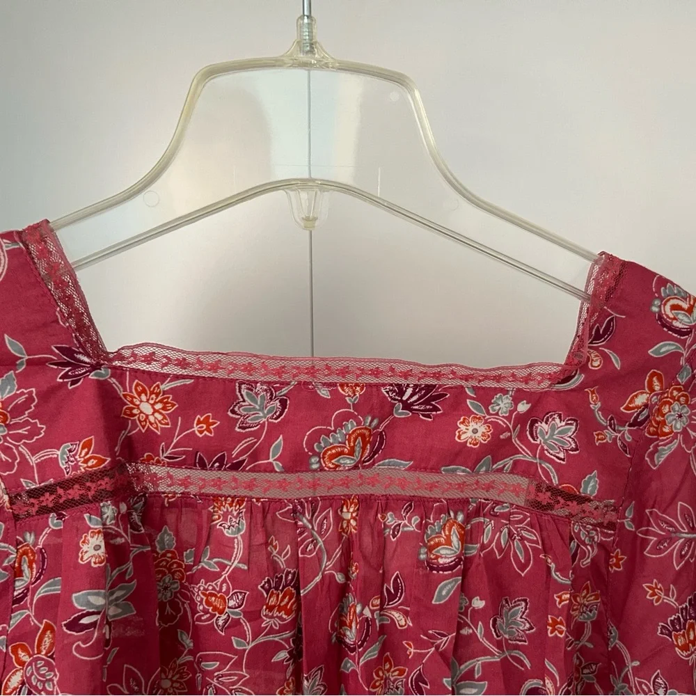 beachlunchlounge Pink Floral top - Picture 7 of 9